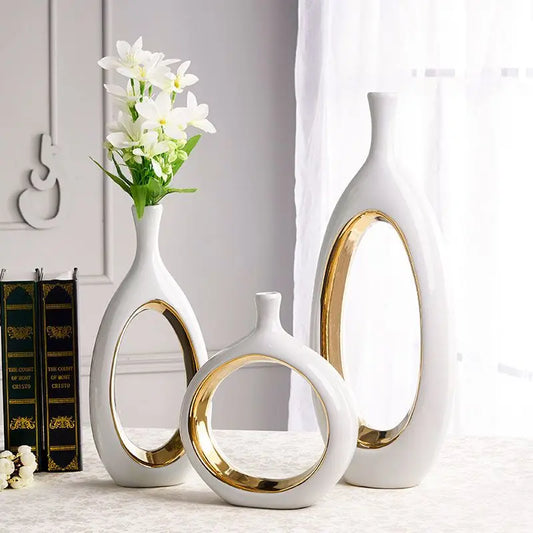 Ceramic Vase Centerpiece - US Stock