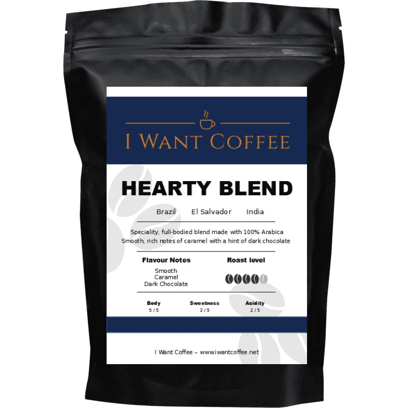 Coffee | coffee beans, coffee blend, coffee grinds, coffee machine coffee, ground coffee, Italian Coffee, roasted coffee beans | I Want Coffee - Hearty Blend Coffee